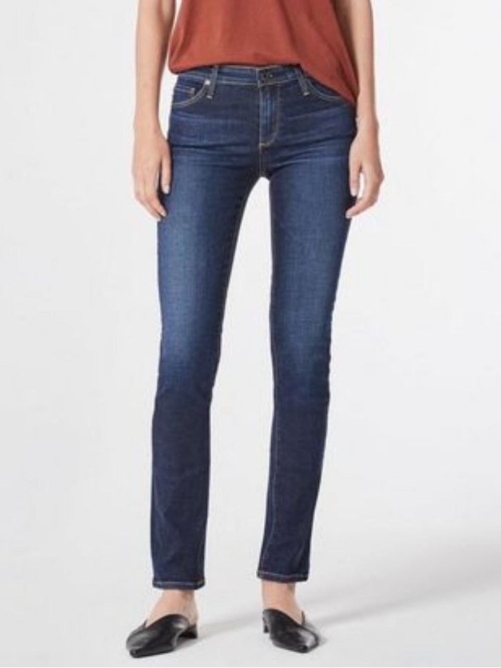 AG Harper Straight Leg Jeans Smitten Denim Medium Rise Casual Women’s Size 29